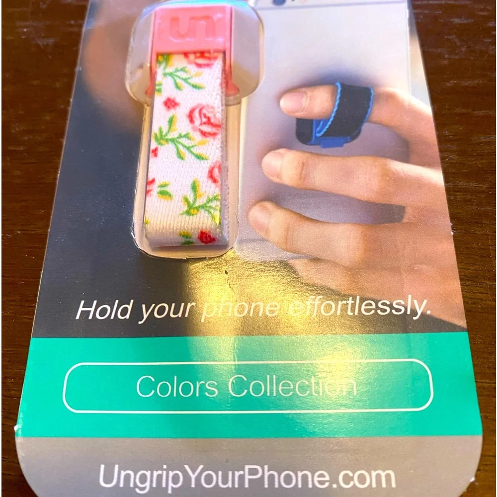 Cell Phone Grip Rose Floral, Iphone 📱 Android NIB!